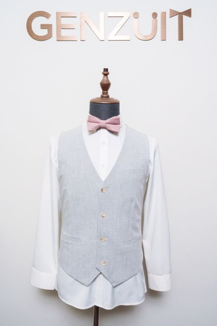 GENZUIT GROOMSMEN 百搭淺灰色 兄弟團套餐B|馬甲西褲 伴郎兄弟西裝